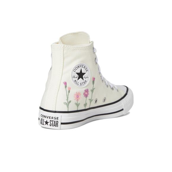 NWT Converse Chuck Taylor Floral Big Kid Sneakers Egret light Unisex 5.5 Youth - Picture 2 of 7